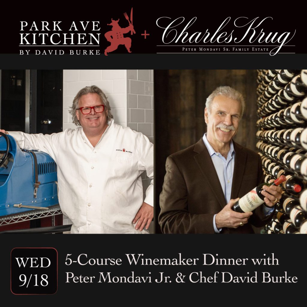 Charles Krug Wine Dinner