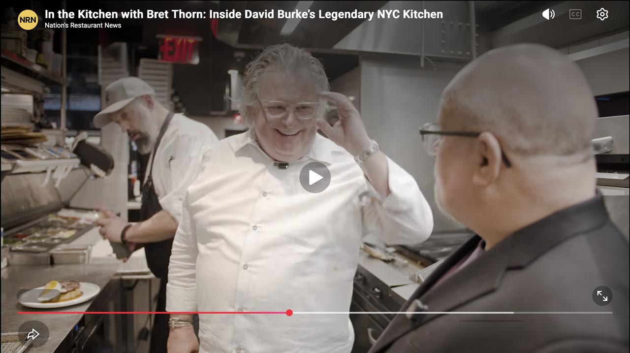 Chef David Burke interview with Brett Thorn - in the Kitchen